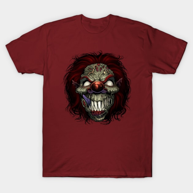 Evil Clown T-Shirt by FlylandDesigns